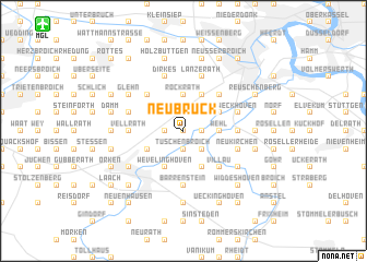 map of Neubrück