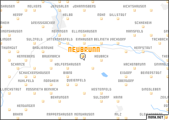 map of Neubrunn