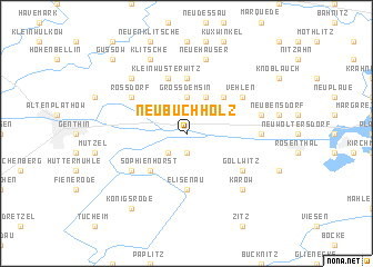 map of Neubuchholz