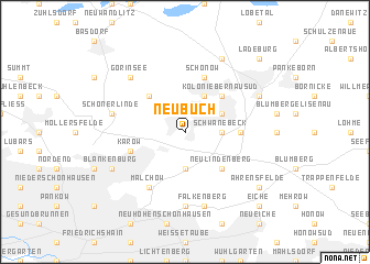 map of Neu Buch