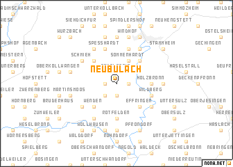 map of Neubulach