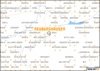 map of Neuburghausen