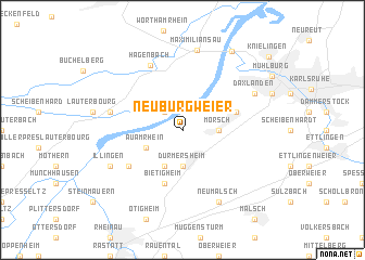 map of Neuburgweier