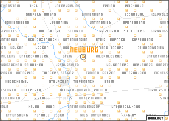 map of Neuburg