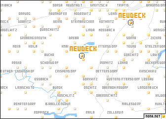 map of Neudeck