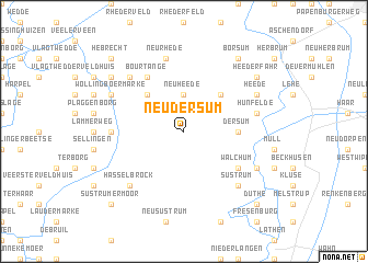 map of Neudersum