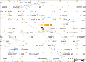 map of Neudeuben