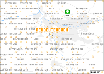 map of Neudeutenbach