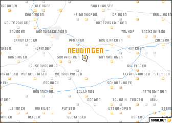 map of Neudingen