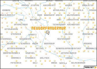 map of Neudorf an der Mur