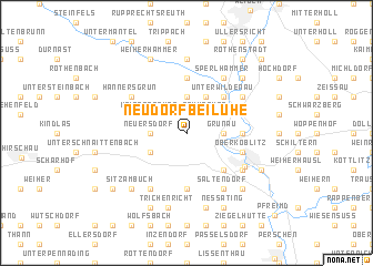 map of Neudorf bei Luhe