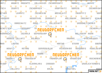 map of Neudörfchen