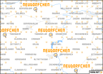 map of Neudörfchen