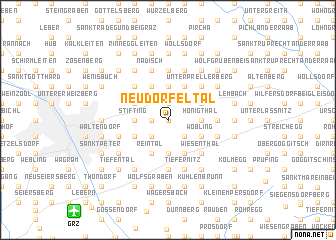 map of Neudörfeltal