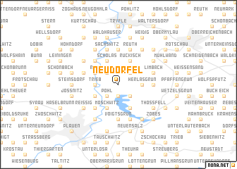 map of Neudörfel
