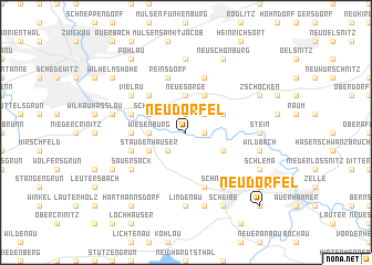 map of Neudörfel