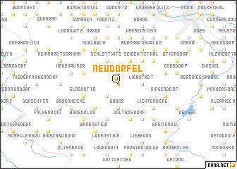 map of Neudörfel