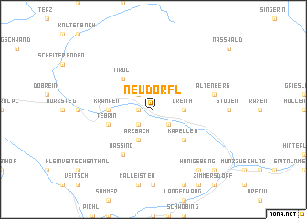 map of Neudörfl