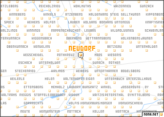 map of Neudorf