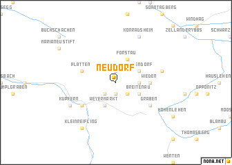 map of Neudorf