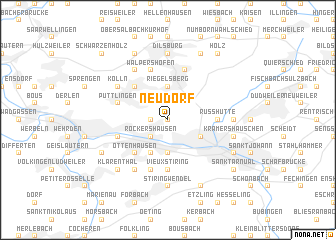 map of Neudorf