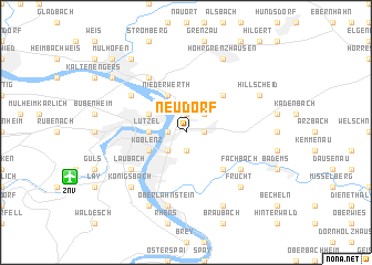 map of Neudorf