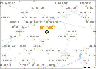 map of Neudorf