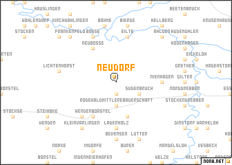 map of Neudorf