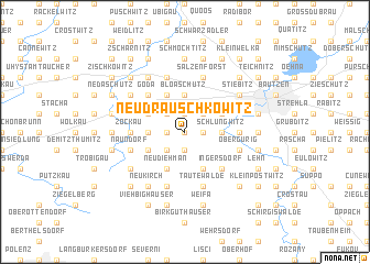 map of Neudrauschkowitz