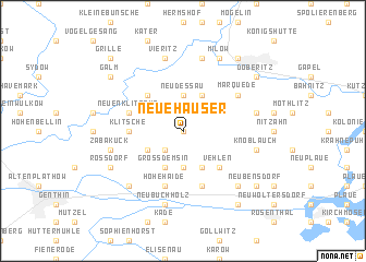 map of Neuehäuser