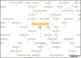 map of Neuendamm