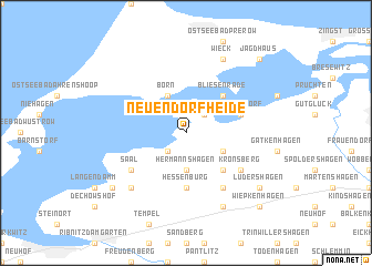 map of Neuendorf Heide