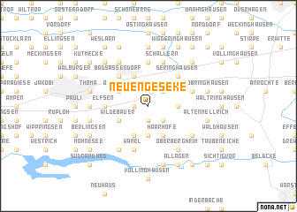 map of Neuengeseke