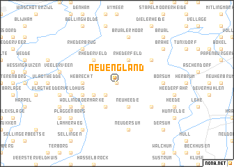 map of Neuengland