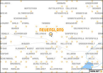 map of Neuengland