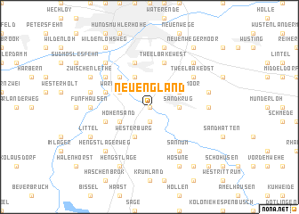 map of Neuengland