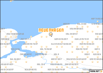 map of Neuenhagen