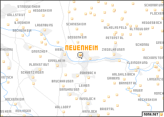 map of Neuenheim