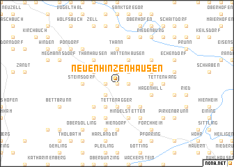 map of Neuenhinzenhausen