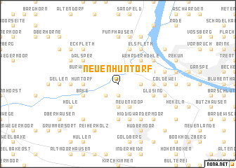 map of Neuenhuntorf