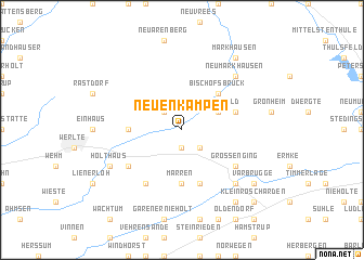 map of Neuenkämpen