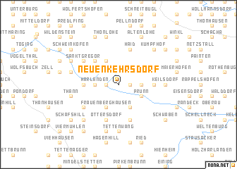 map of Neuenkehrsdorf