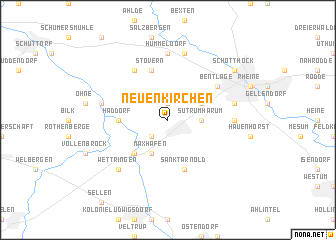 map of Neuenkirchen