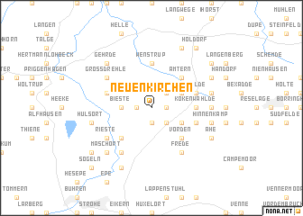 map of Neuenkirchen