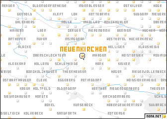 map of Neuenkirchen