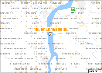 map of Neuenlandersiel