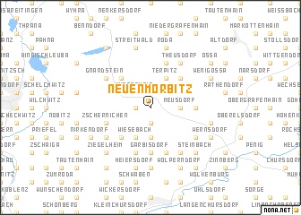 map of Neuenmörbitz