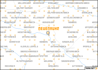 map of Neuenmuhr