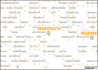 map of Neuenreuth