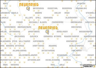 map of Neuenried